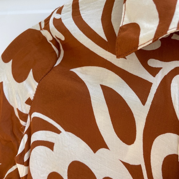 Urban Outfitters UO Renee Printed Button-Down Shirt mini Dress in XS extra small - Picture 9 of 9